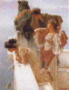 Alma-Tadema, Sir Lawrence A Coign of Vantage France oil painting artist